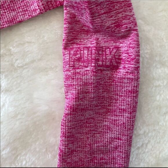 Pink VS Seamless Cropped Workout Top - Picture 5 of 6